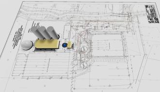 Projekt techniczny z lokalizacją zaplanowanej inwestycji