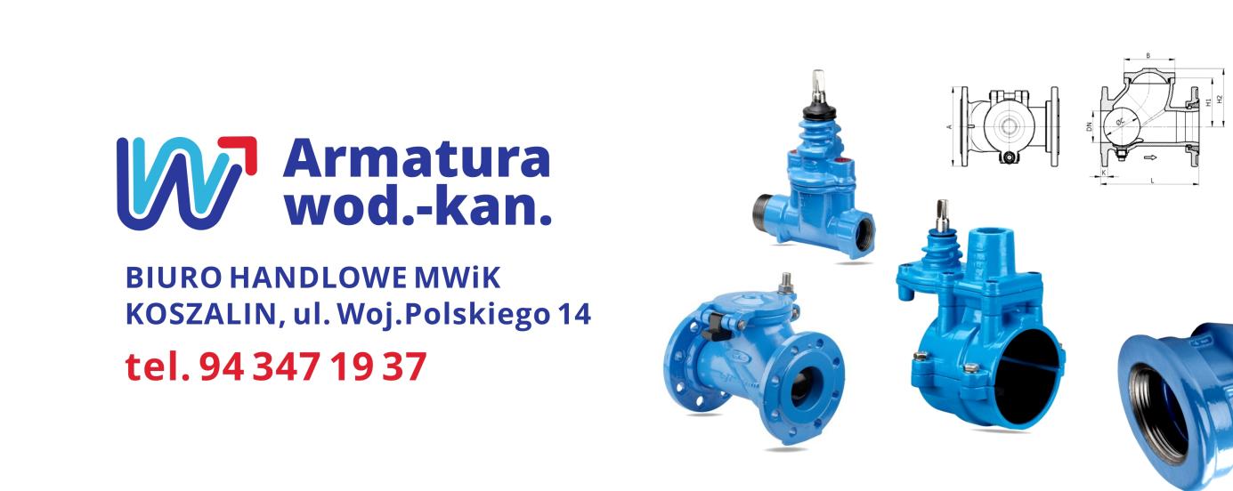 Oferta handlowa MWiK - na zdjęciach urządzenia wod.-kan. o schemat techniczny jednego z nich